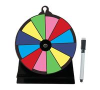 Prizes Spin Wheel, Tabletop Fortune Turntable, 7.87x5.91x2.76in Easy to Spin, Entertainment Participation Activities, Functional Game Wheels for Parties, Supermercados, Carnivals, Fundraising Events
