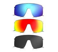 Prizo ORL Lentes polarizadas de repuesto para gafas de sol Oakley Sutro Lite OO9463 - MultiOptions, negro+rojo+azul, Large
