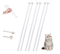 Prmape 3 Pares Palillos con Patas de Gato, Palillos Chinos Patas de Minino, Reutilizables Palitos Sushi Gato, Cat Paw Chopsticks para Sushi, Cocina, Hogar, Hoteles, Restaurantes