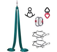 PRMTYUP Hamaca AéRea, Columpio De Yoga AéReo, Hamaca De Danza AcrobáTica, Hamaca De Yoga AéReo, Equipo De Yoga AéReo, Kit De Accesorios De Tela AéRea, para Danza AcrobáTica,A,10M*1.5M