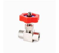 PRNDKYQZ 1/8 quot; 1/4 quot; BSP Hilo Femenino latón níquel válvula de Aguja de 2 vías Interruptor válvula reguladora de Flujo 1 Uds(1/8 Inch)
