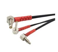 PRNDKYQZ 2 Piezas de Fibra Reflectante difusa coaxial multinúcleo M3M4M6, Codo de 90 Grados, Tipo L, Sensor de sonda amplificadora de ángulo Recto(Hrc310-tz M3 1m)