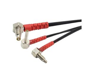 PRNDKYQZ 2 Piezas de Fibra Reflectante difusa coaxial multinúcleo M3M4M6, Codo de 90 Grados, Tipo L, Sensor de sonda amplificadora de ángulo Recto(Hrc310-tz M3 1m)