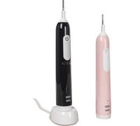 Oral-B Pro1 Christmas Pack de 2 Cepillos de Dientes Rosa/Negro