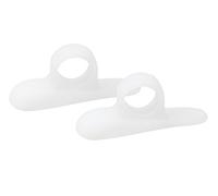 Pro 11 1 par de crestas de dedo del pie 100% gel - Ayuda a martillar, garra y dedos en mazo. Par