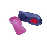 PRO 11 WELLBEING 1 par de plantillas ortopédicas 3/4 de ajuste delgado con almohadilla para el talón para fascitis plantar (5/6.5 UK, rosa)