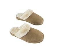 PRO 11 WELLBEING - Pantuflas ortopédicas para mujer con soporte de arco, Marrón, 38.5 EU