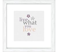 Pro-Art an547o2 - Cuadro Decorativo de Scandic - de Living 'Live What You Love' 35 x 35 cm