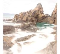 Pro-Art Cuadro de cristal rugged rocks at the coast (30 x 30 cm)