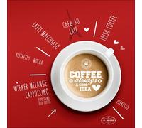 Pro-Art gla1107 a - Cuadro de Cristal ('Coffee Guide II' 30 x 30 cm