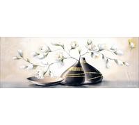 Pro-Art Lienzo decorativo convencional negro y dorado, 27 x 77 cm