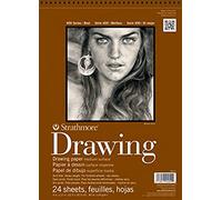 Pro-Art Strathmore Mediano Dibujo Espiral Bloc de Papel (30,4 x 45,7 cm, 24 Hojas