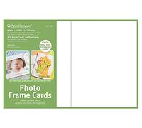 Pro-Art Strathmore Photo Mounts & Frames Tarjetas y Sobres de 12,7 x 17,5 cm, 40 kg, Color Blanco con Ventana troquelada, Papel, 40 Cards & Envelopes