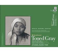 Strathmore Sketch Paper Pad 18"X24"-80lb Toned Gray 24 Sheets