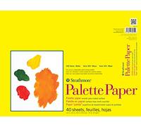 Pro-Art Serie 300 Strathmore Bloc de Papel para Paleta de 12 x 16 Pulgadas, 40 Hojas, Blanco, 12x0.25x16 Inches
