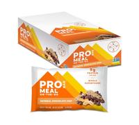 Pro Bar Whole Food Meal Bar Oatmeal Chocolate Chip 12 bars