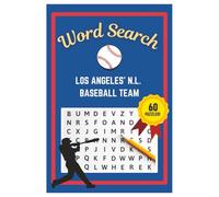 Pro Baseball Los Angeles National League Team Word Search Book: 6 X 9 Book with 60 Puzzles, 720 Words & 90 Pages - Gift for Baseball Fans, Dads, Holidays, & Free Time