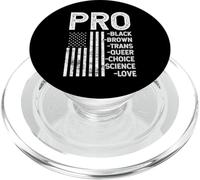 Pro-Black Pro-Choice Pro-Love Pro-Queer - Resist Hate Gift PopSockets PopGrip para MagSafe