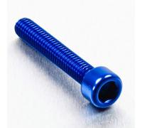 Pro-Bolt LPB635 - Tornillo de cabeza cilíndrica (aluminio, M6 x 1800 x 35 mm), color azul