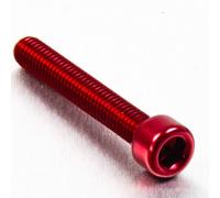 Pro-Bolt LPB640 - Tornillo cilíndrico (aluminio, M6 x 1300 x 40 mm), color rojo