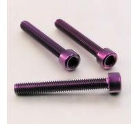 Pro-Bolt LPB645 - Tornillo de cabeza cilíndrica (aluminio, M6 x 1300 x 45 mm), color morado