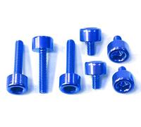 Pro-Bolt TTR123 - Juego de tornillos de aluminio para tapa de depósito, color azul