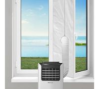 Pro Breeze Cubierta Aislante Universal de Ventanas para Aire Acondicionado Portátil y Secadora. Fácil de instalar con Apertura Ajustable para todo Tubo. Aislante termico ventanas - 400x40cm
