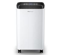 Pro Breeze Deshumidificador con compresor 12L y depósito de agua 2L, secado de ropa y sensor de humedad - Deshumidificador portátil temporizador 24H humedad, moho y condensación. Habitaciones (20m²)