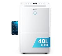 Pro Breeze® deshumidificador inteligente 40L/día con Wi-Fi, sensor automático, modo ropa, temporizador 24h y drenaje continuo silencioso