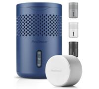 Pro Breeze Osmo Deshumidificador pequeño, silencioso y recargable con pastilla. Antihumedad armarios, casa, habitaciones - Absorbente de humedad sin electricidad - Azul