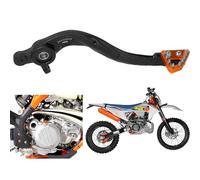 PRO CAKEN Palanca de pedal de freno trasero de motocicleta CNC para 125 150 250 300 350 450 EXC SX XC SXF TE FE EXCF XCW XCF FC TX FX MC TC MCF, naranja