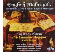 Pro Cantione An English Madrigals from the Oxford Book of (CD) (Importación USA)