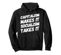 Pro Capitalismo Libertario Libertario Libertad Republicano Libertad EE.UU Sudadera con Capucha