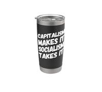 Pro Capitalismo Libertario Libertario Libertad Republicano Libertad EE.UU Vaso térmico de acero inoxidable de doble pared