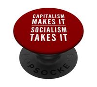 Pro Capitalismo Libertario Republicano Libertad Libre Libertad PopSockets PopGrip Adhesivo