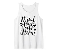 Pro Choice Cuida tu Propio útero Pro Aborto Camiseta sin Mangas