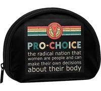 Pro Choice Definition Feminist Women's Rights My Body Choice Monedero Monedero Mujeres y niñas Lindo Bolso de Moda Cambiar Bolsa Titular de la Llave Mujer Monedero Regalo