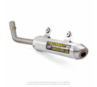 PRO CIRCUIT Silenciador 304 tapón de aluminio cepillado/acero inoxidable KTM/Husqvarna