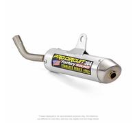 PRO CIRCUIT Silenciador 304 tapón de aluminio cepillado/acero inoxidable KTM/Husqvarna
