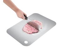 Pro Cook Cutting Board - Food Grade Titanium Chopping Mat for Versatile Kitchen Use | Dual-Sided Design with Non-Slip Base & Easy Carry Feature for Slicing, Dicing, Serving, and Meal Prep