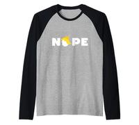 Pro-Democracia No Kings Nope Protesta contra la Resistencia Estadounidense Camiseta Manga Raglan
