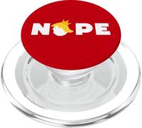 Pro-Democracia No Kings Nope Protesta contra la Resistencia Estadounidense PopSockets PopGrip para MagSafe