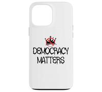 Pro Democracy Matters Sign,No Kings in America Anti Fascism Carcasa para iPhone 13 Pro MAX