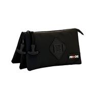 PRO-DG Black-Estuche Portatodo Triple Smart, Negro, 23 x 11 cm