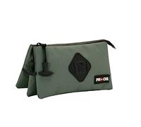 PRO-DG Khaki-Estuche Portatodo Triple Smart, Verde Militar, 23 x 11 cm