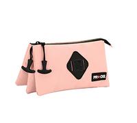 PRO-DG Salmon-Estuche Portatodo Triple Smart, Salmón, 23 x 11 cm