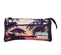 PRO-DG Sun-Estuche Portatodo Triple HS, Multicolor, 23 x 11 cm
