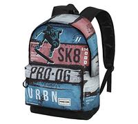 PRO-DG Urbansk8-Mochila HS FAN 2.0, Gris, 30 x 41 cm, Capacidad 22 L