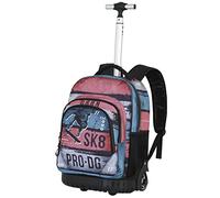 PRO-DG Urbansk8-Mochila Trolley GTS FAN, Gris, 32 x 47 cm, Capacidad 39 L