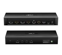Pro Docking Station 5 Monitores, WAVLINK DisplayLink Dock Station Soporte Cinco Pantallas 4K para Mac&Windows, 2X DP1.4(Dual 8K@60Hz),2X HDMI2.0,Alt HDMI,2.5Gbps Ethernet,PD100W,Driver Required DL7400